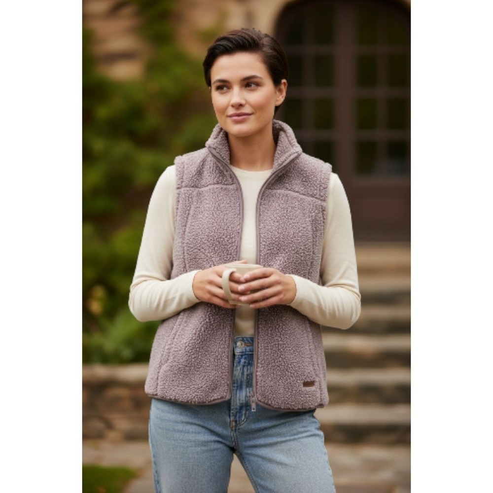 Free Country Vest Womens XL Purple Lavender Warm Outdoor